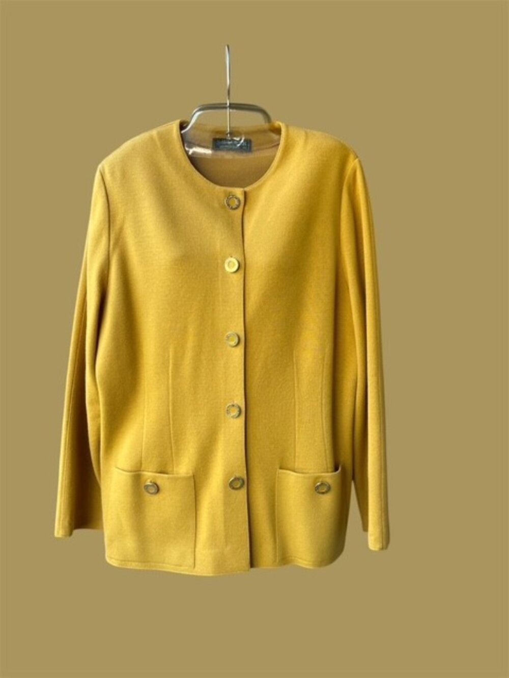 Naulover Knit European Jacket Bright Yellow/Amber Xlarge